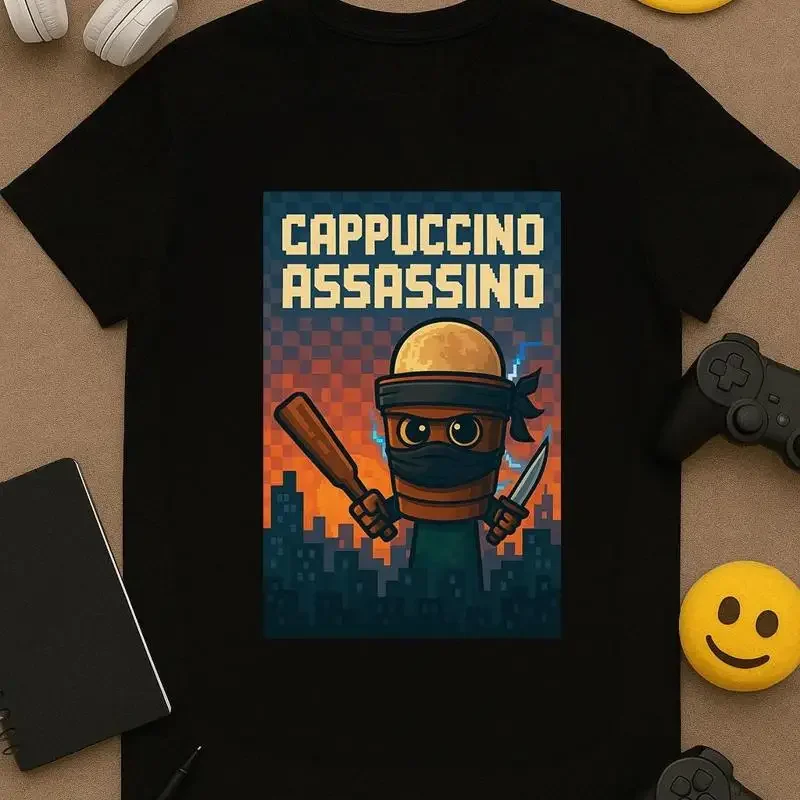 Cappuccino Assassino Meme T Shirt Capuchina Ballerina Capuccino Cappucino Asasino Capuchino Asassino