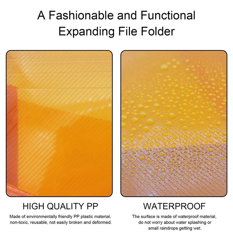 File Wallet Envelope Expanding File Folder Document Organizer With Snap Closure For School Office Home Storage
