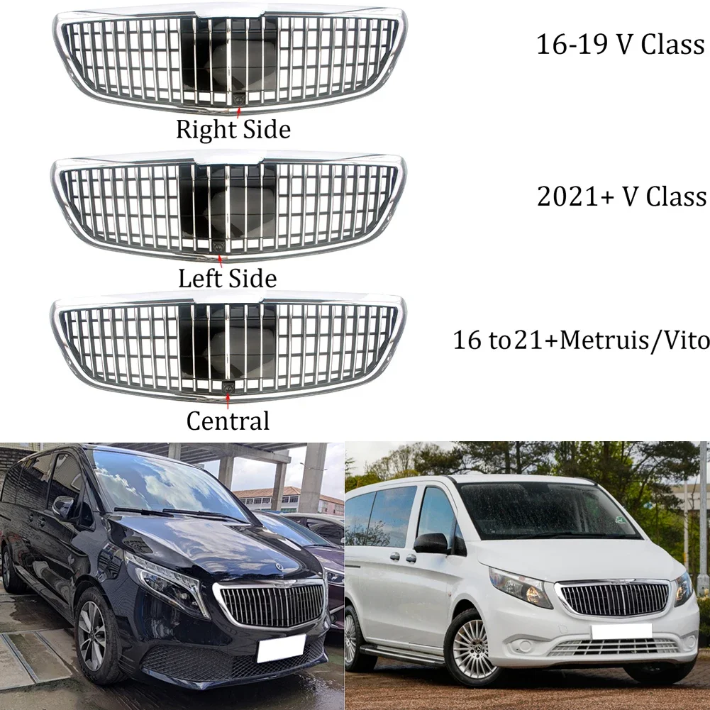 

Front Racing Facelift Radiator Upper Grill For Mercedez-Benz V-Class W447 V220d V250d V260L Metris/Vito 2016+ Maybach Style