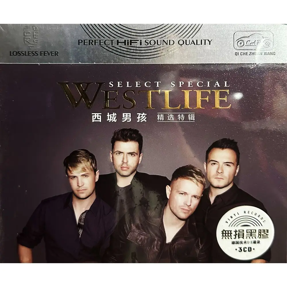 مجموعة Westlife 3CD الكلاسيكية - قرص موسيقى البوب الغربي الخالد للسيارة والاستماع إلى الحنين