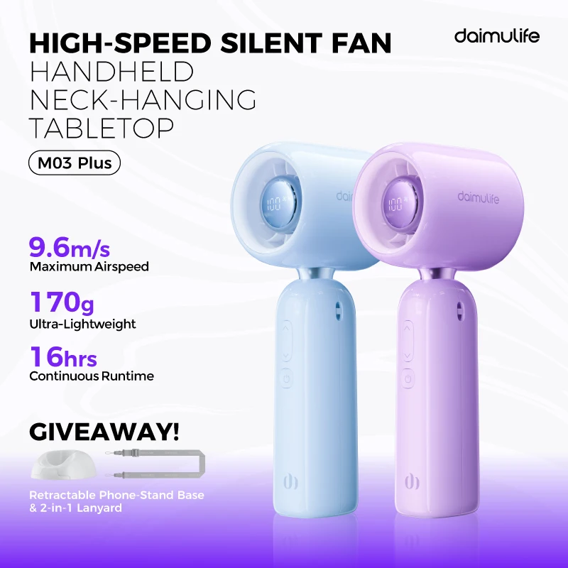 

2025 New Handheld Turbo Fan Portable Mini High Speed Fan with LED Display USB Rechargeable Electric Fan for Travel Outdoor Use