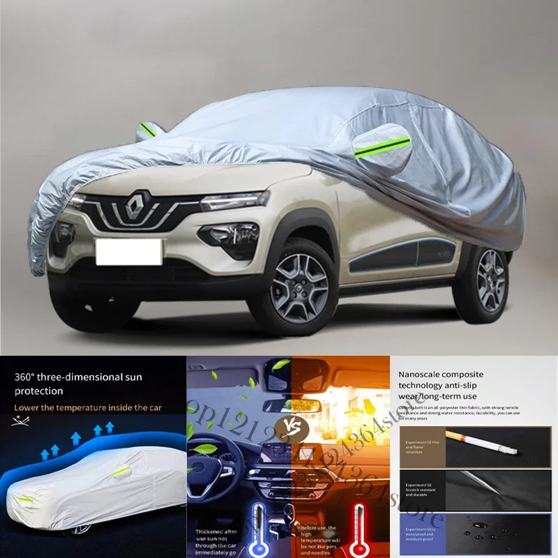 

For fit Renault K-ez Outdoor Protection Full Car Covers Snow Cover Sunshade Waterproof Dustproof Exterior Car cover protection