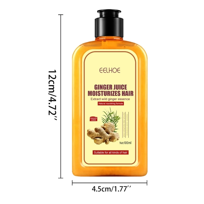 모발 관리를 위한 생강 모발 관리 샴푸를 가진 100ml 생강 샴푸 그리고 조절기