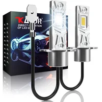 2 uds 12V H3 bombilla LED antiniebla superbrillante 6000K blanco conducción de coche lámpara para correr faro DRL sin ventilador 1:1 diseño buena calidad