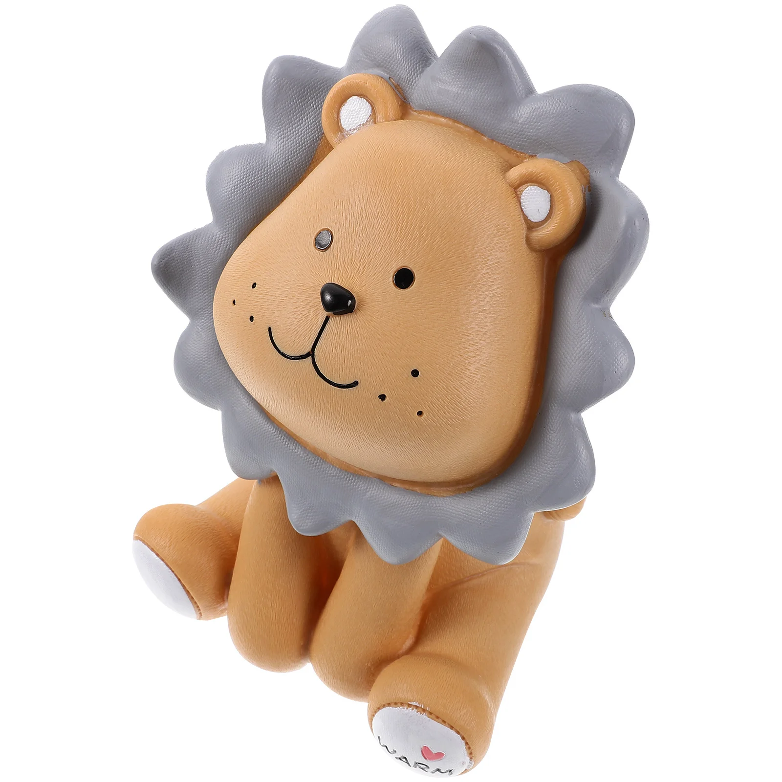 

Resin Lion Piggy Bank Cute Coin Storage for Kids Daily Savings Organizer Perfect Gift for Boys Girls Birthday Present Bank