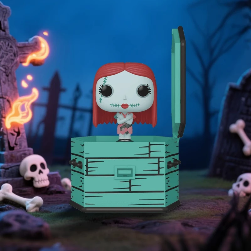 طبعة أصلية FUNKO POP 《الكابوس قبل عيد الميلاد》جاك سكيلينجتون أنيمي زينة زخرفية نموذج اللعب نموذج قابل للجمع