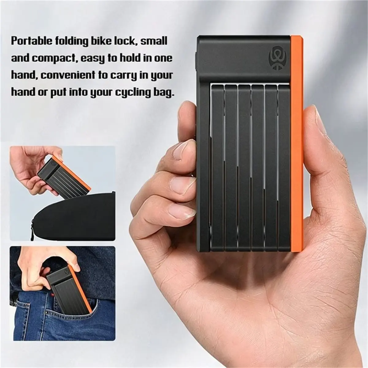 update. Bicycle Folding Lock, Chain Lock, Key Lock, Small and for Lightweight Anti-Theft Lock, Cycling Lock Equipment