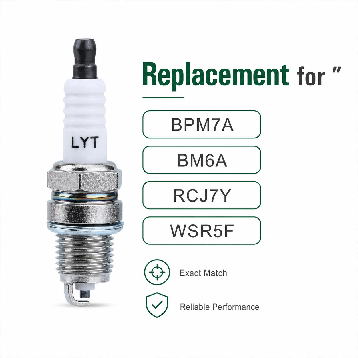 2-Stroke Spark Plug For Stihl Husqvarna Partner 350 351 Chainsaw Saw Parts, Replaces 503235111 577484001 NGK BPMR7A Bosch WSR6F