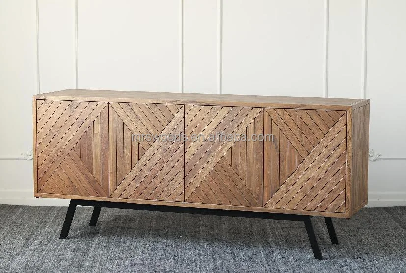 Premium Cupboard Durable Wood Elegant Sideboard Cabinet Provence Classic Dining Room Cupboard