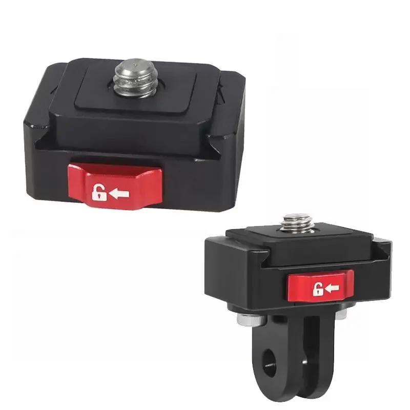 Mini płyta montażowa monitora Zacisk szybkiego zwalniania Śruba 1/4 do lustrzanki statywowej Stabilizator ślizgowy Gimbal Szybki przełącznik System instalacji