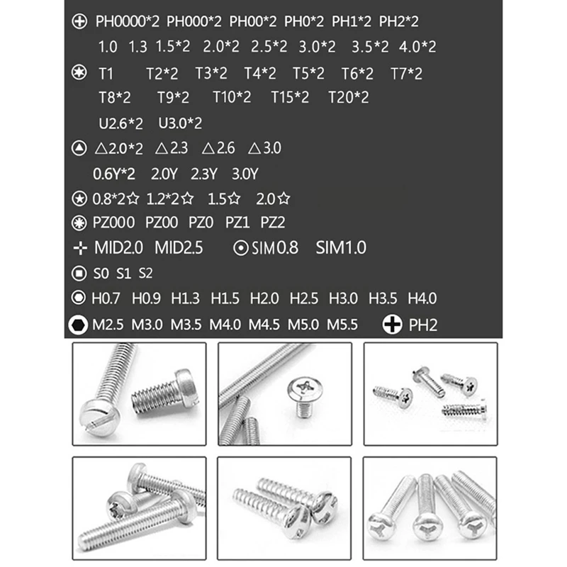 115-In-1 Watch Mobile Phone Disassembly Maintenance Tool Screwdriver Set Mobile Phone Maintenance Hand Tools Replacement