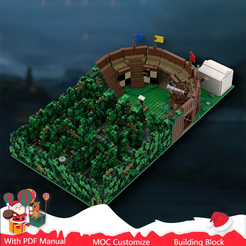 

Лидер продаж, 2222 шт., модель MOC, технология, строительный блок, креативная детская сборка, игрушки, Рождественский подарок для друзей семьи