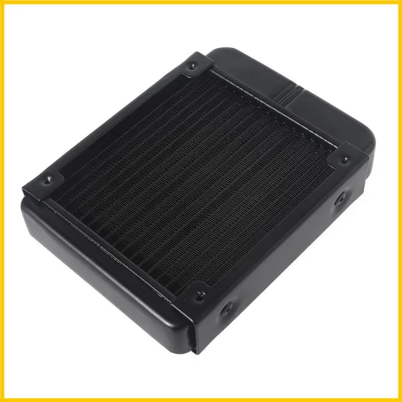 

Aluminum Water Cooling Radiator 18 Tubes Heat Exchanger CPU Heatsink Cooler Fast Heat Dissipation for PC Computer