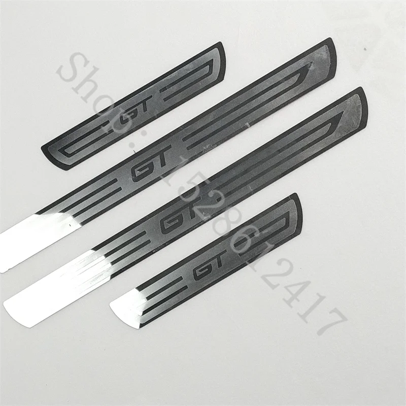 For MG MG GT 2022 2023 2024 Stainless Sticker Door Sill Car Door Cover Outside door sill protector Plate Accessories