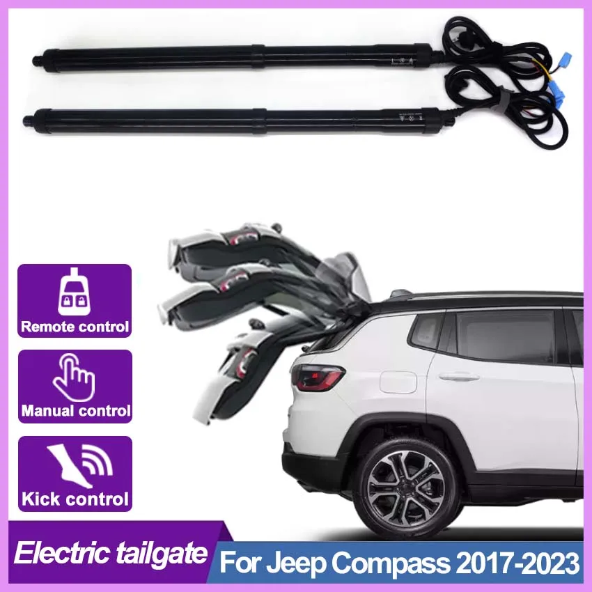 For Jeep Compass 2017-2023 Control of the Trunk Electric Tailgate Car Accessories Automatic Trunk Opening Drift Drive Power Kit