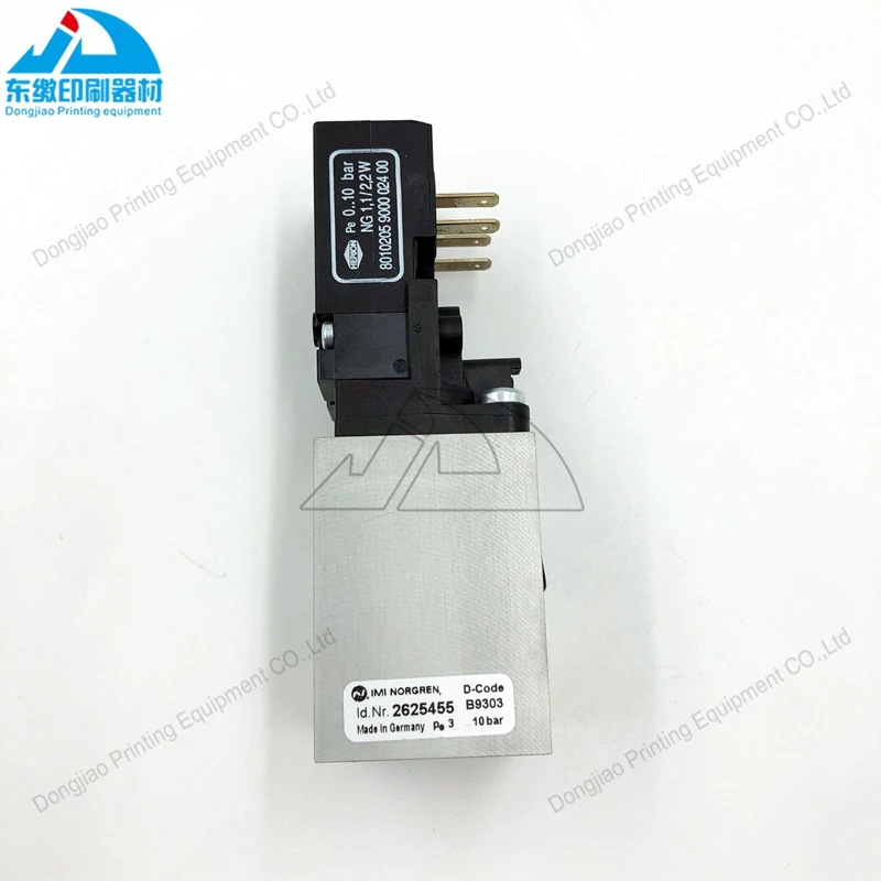 Original Id.Nr.2625455 วาล์วสําหรับ Roland 700 การพิมพ์อะไหล่เครื่องจักร Solenoid วาล์วการพิมพ์ชิ้นส่วนเครื่องจักร Id.Nr.2625455