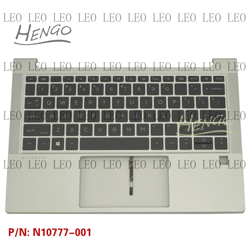 SS  N10777-001 New For HP EliteBook 630 G9 Palmrest Upper Case No-Backlit Keyboard