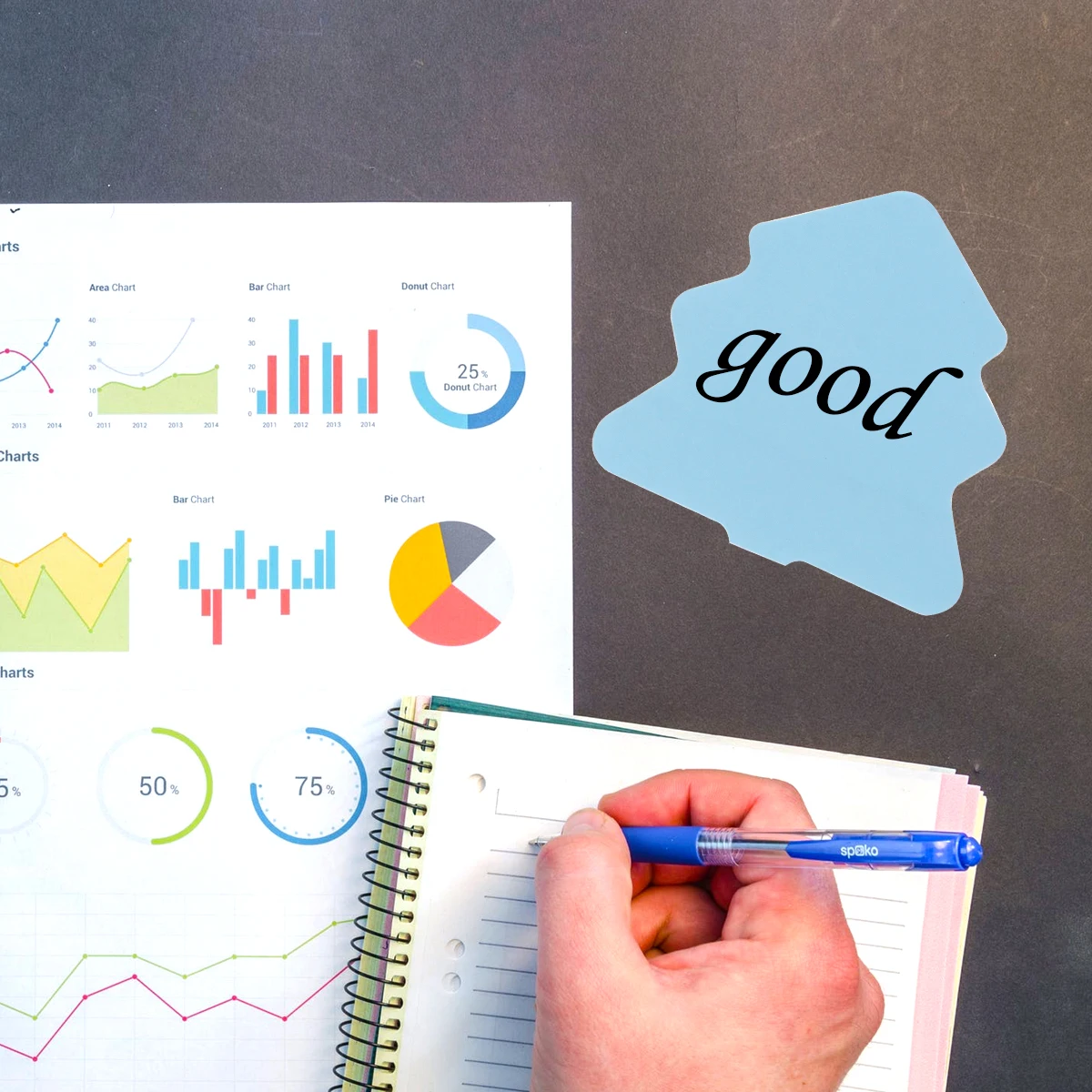 

1200Pcs Christmas Tree Removable Adhesive Reusable Paper Notes for School Home Office Study Revision Cartoon Memo