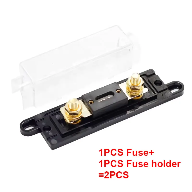 2PCS ANL Fuse 60 80 100 120 275 300 400 450A 500 AMP ANS Fuse Holder Bolt-on Fuse Automotive Fuse Holders Fusible Link With Fuse