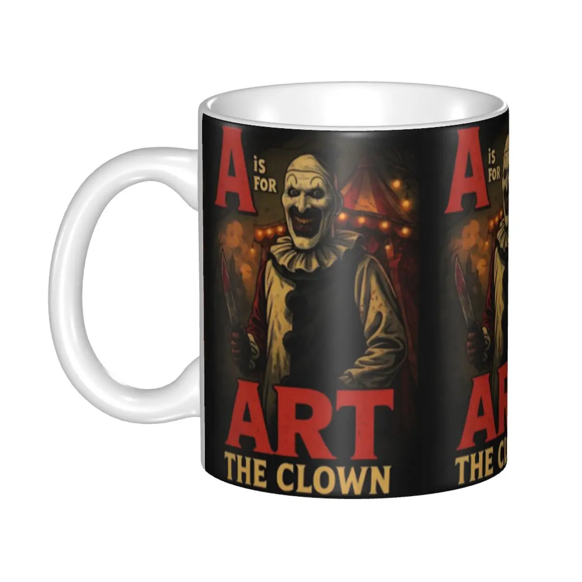 Customized T-Terrifiers Horror Movie Mug Coffee Ceramic Mug Creative Gift