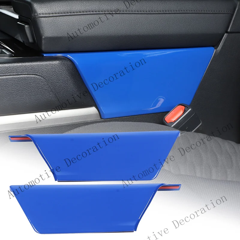 Z+ Blue Center Console Armrest Box Side Trim Cover For Toyota Tundra/Sequoia 22-26
