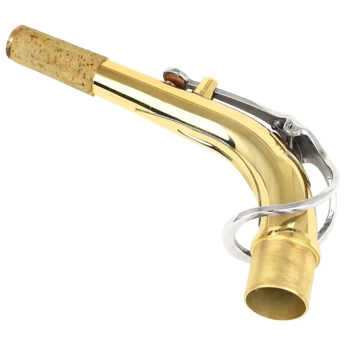ABJA Saxophone Neck Brass Bend Neck for Sax Musical Instrument Parts Woodwind Instrument Accessories