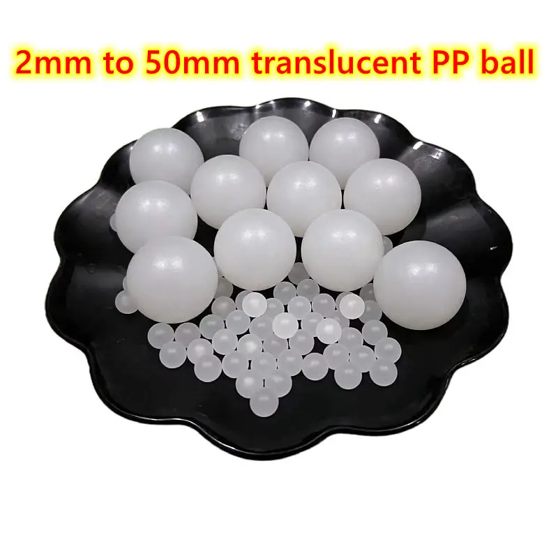 PP ( Polypropylene ) Solid Plastic Balls 2mm to 50mm 6.35mm 7mm translucent Precision Bearing Ball