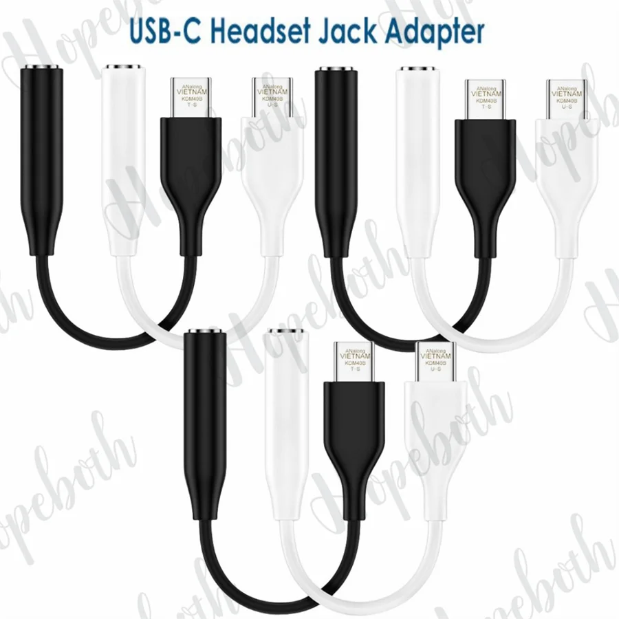 

50-100pc Type C to 3.5mm jack Audio Cable Earphone Converter for Samsung Galaxy S20 S21 S22 S23 Utral USB C to 3.5 Adapter cable