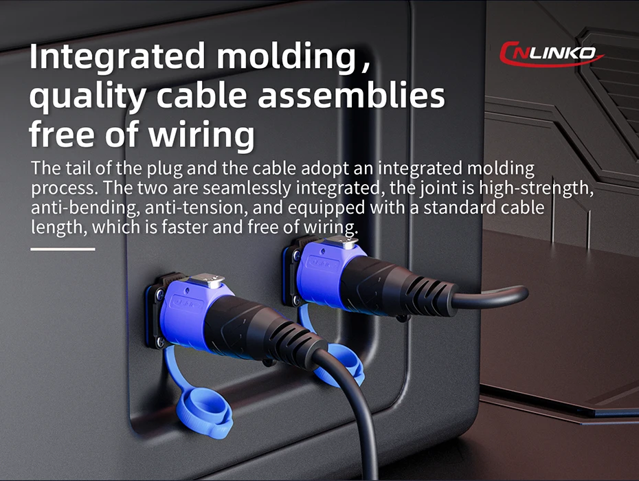 CNLINKO M20 IP68 USB 2.0/3.0 Wasserdichte Buchse – Panelmontage, 5 Gbit/s Schnelles Laden/Synchronisieren für Industrie- und Outdoor-Geräte – Detail 4