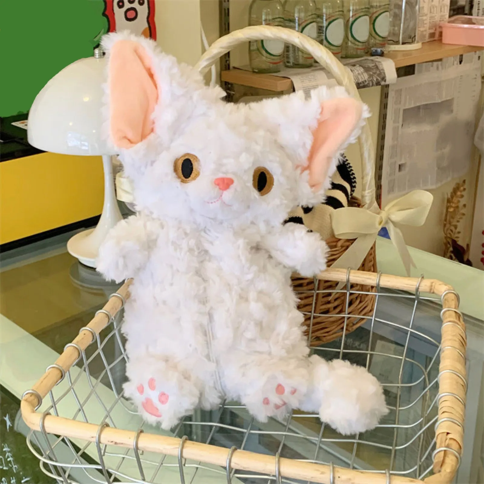 Cute Plush Animals Doll Pen Bag High Value Soft Decompression Doll Students Learning Stationery Storage Bag Gift for Girl