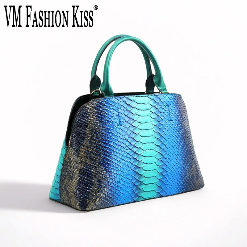 Women's Bag Gradient Snake Pattern Shell Elegant Handbag Microfiber Leather Shoulder Bag European / American Style Crossbody Bag