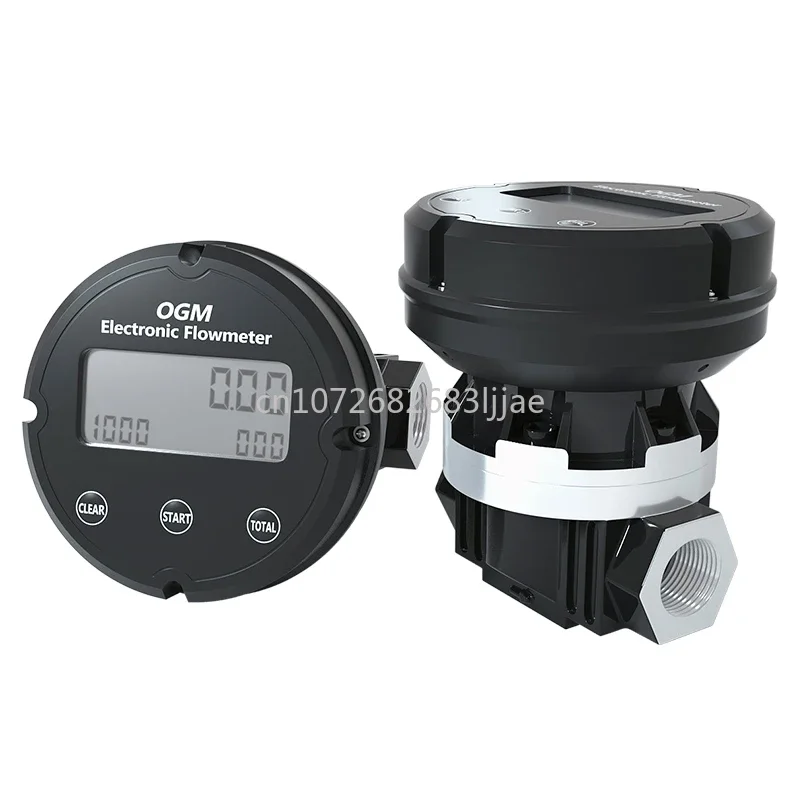 High Precision Ogm Electronic Elliptical Gear Flowmeter Metering Meter Price Methanol Diesel Flow Meter