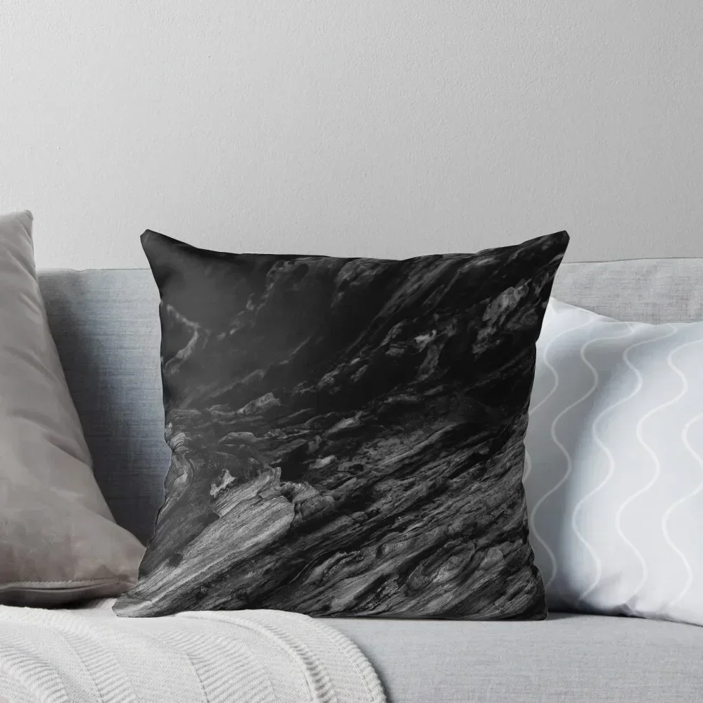 Nature Texture: Obsidian Throw Pillow Pillowcase Cushion Covers For Living Room pillow