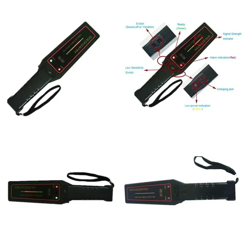 XXT Saudi Arabia Waterproof Hand-Held Metal with Deep Search Feature for Gold Detection-Industrial Metal Detectors