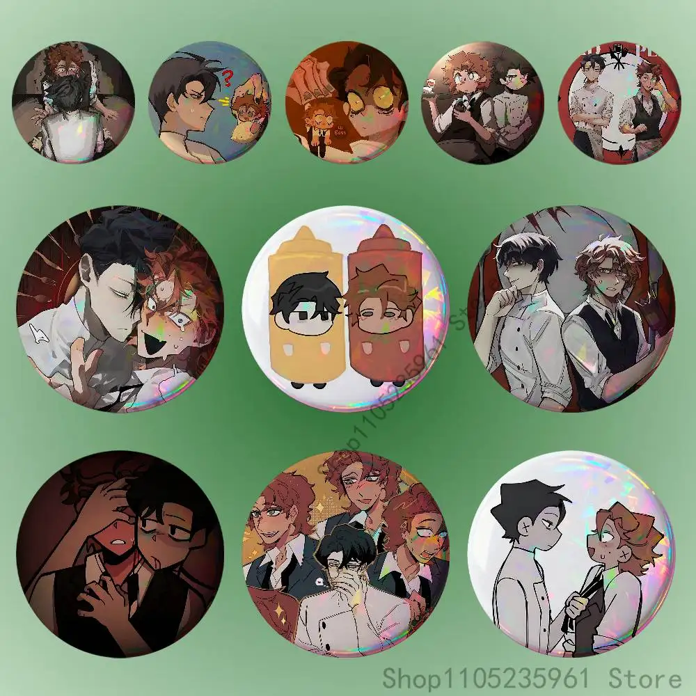 

Rodincent D-Dead P-Plate 32mm 58mm 75mm 44mm 25mm Anime Badges Brooches DIY Pins Decorations Birthday Valentine Gifts