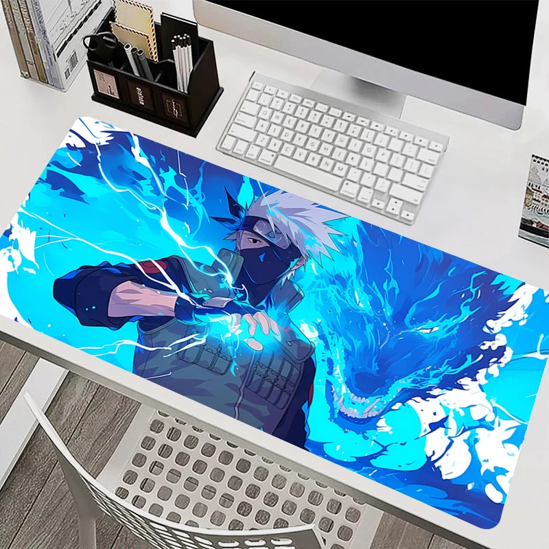 

Mousepad Laptop Mouse Pad Office PC Accessories Keyboard Pad Naruto Kakashi Hatake Rubber Cup Mat Soft Mouse Mat Large Desk Mat