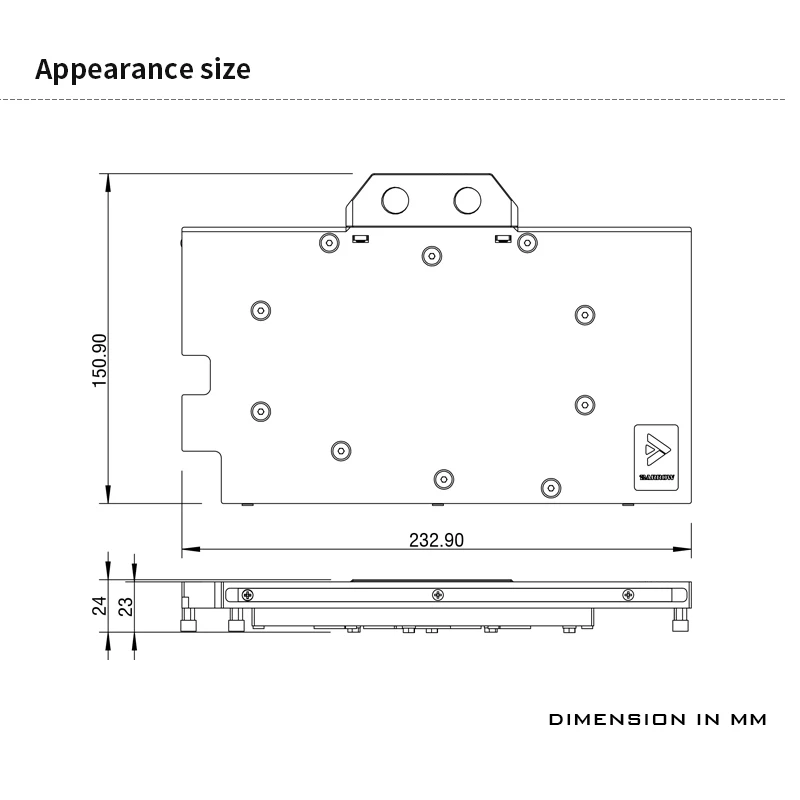 BARROW GPU Water Block For Colorful iGame RTX 5090 D Advanced,Neptune,Vulcan OC 32GB Card Cooler With Backplate,BS-COIA5090-PA