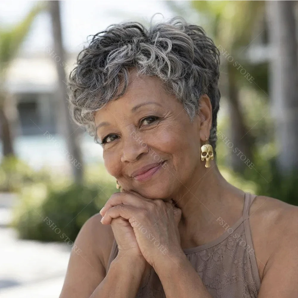 

Вьетнамский парик из натуральных волос, прическа «пикси» с эффектом «соленой воды», глубокая волна, без клея, с HD-кружевом 4x1