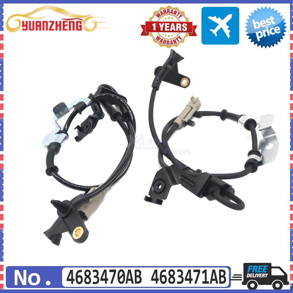 

Датчик скорости колеса ABS передний правый левый для Chrysler Town & Country Voyager Dodge Grand Caravan 2001-2005 4683470 АБ 4683471 АБ