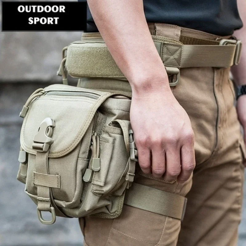 Oxford Cloth Outdoor Student Sports Leg Bag Outdoor Leisure Travel Mountaineering Bag Outdoor Waist Bag Multi Functional