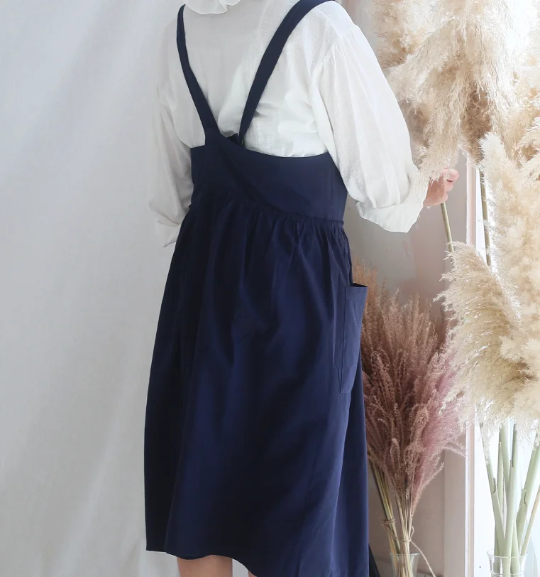 جديد بالإضافة إلى حجم مقاوم للماء ثلاثي الأبعاد الدانتيل مطوي المئزر زهرة متجر مسمار استوديو الفن مريلة خفيفة فاخرة