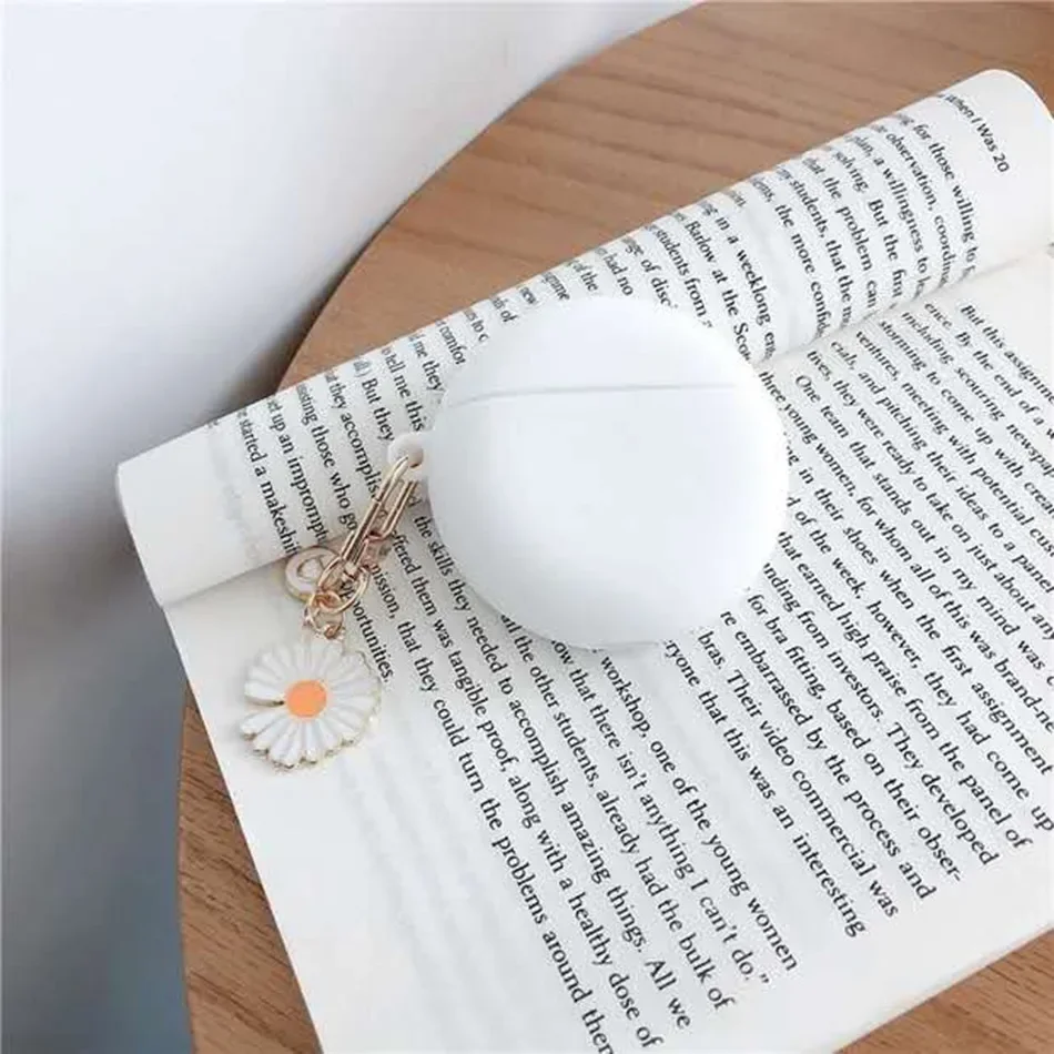 برو 6 علبة سماعات الموضة زهرة المفاتيح سيليكون واقية برو 6 حالة اكسسوارات لاسلكية صغيرة TWS غطاء سماعة