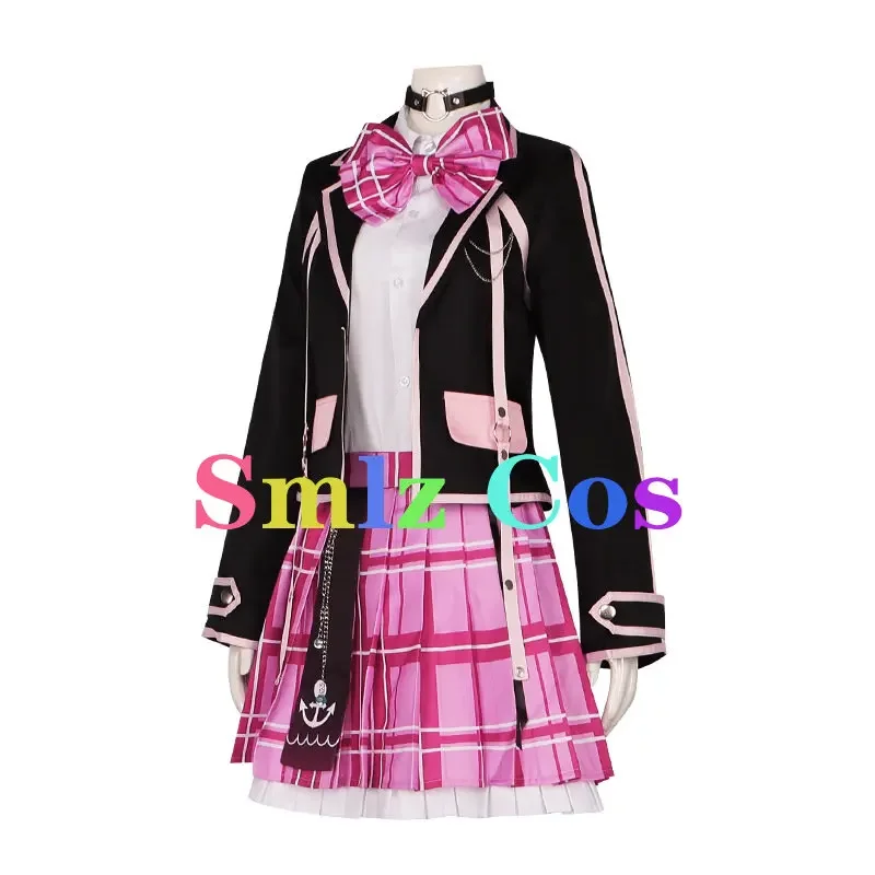 Anime Vtuber Cospaly Minato Aqua Cosplay Costume JK Suit Women Dress Party Suit Halloween High School Uniform