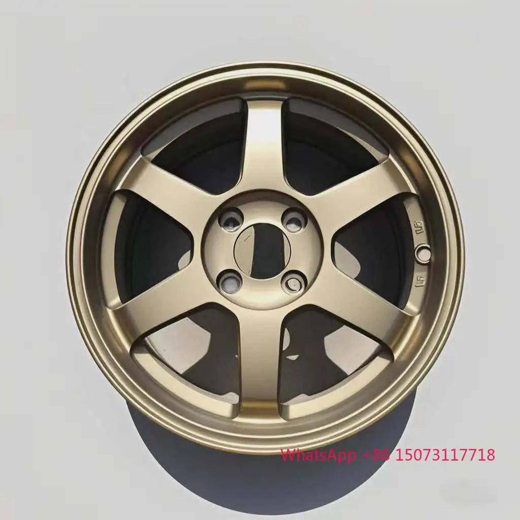 

Beautiful 15inch 4*100 Spun Aluminum Alloy JDM Style Passenger Car Wheels Quick Delivery Don't Miss It