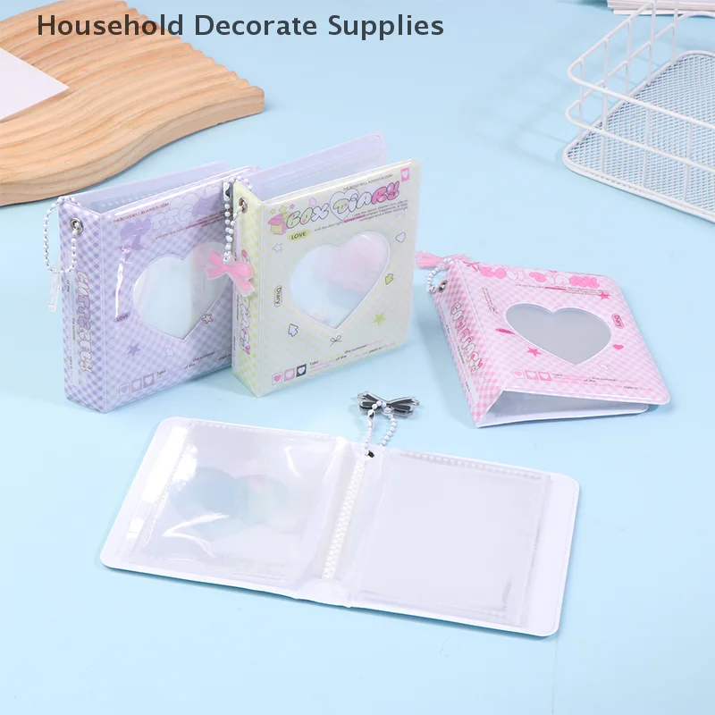 Ins Style Cute 3-inch Love Album 36 Pockets Card Binder Mini Photocard Holder Kpop Idol Pictures Collection Storage Case