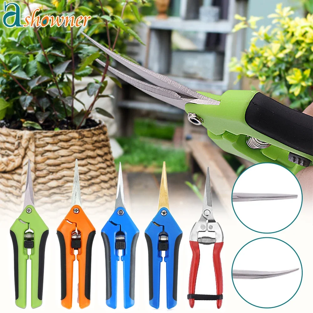 

Garden Tools Secateurs Bonsai Shears Metal Gardening Scissor Pruning Tool Hand Cutter Fruit Picking Weed Household Potted 1PC