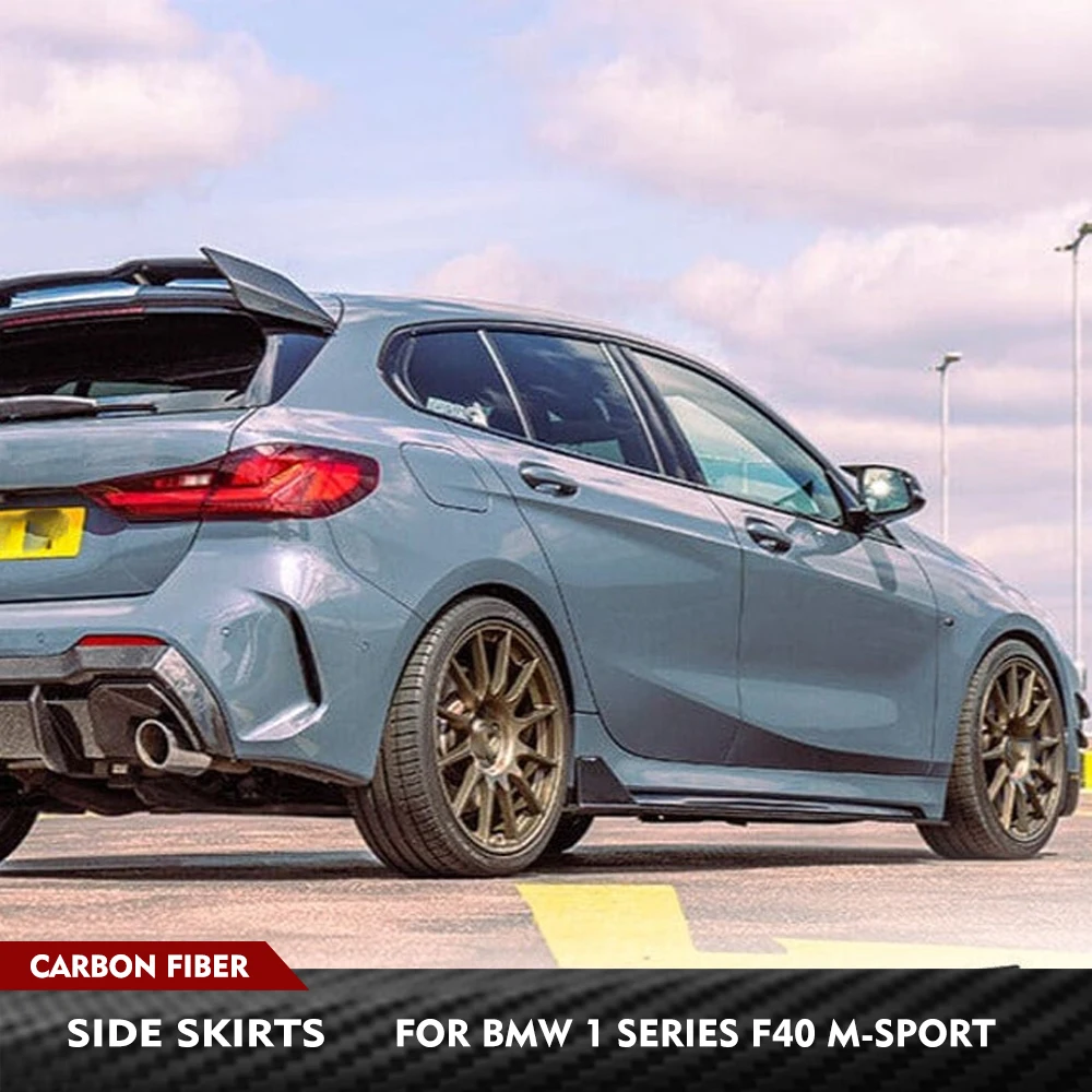 

Для BMW 1 серии F40 M-Sport хэтчбек 2020-2021: Комплект боковых порогов из карбона, накладки на бампер, расширители порогов