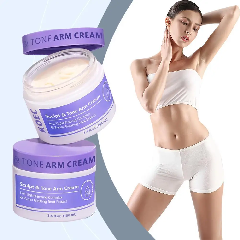 

100ml Ginseng Sculpt & Tone Arm Cream Tightening Firming Smoothing Hydrolyzed Collagen Ginseng Extract Avocado Shea Butter ﻿