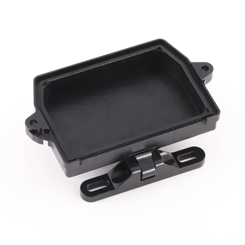 金属製ラジオ機器受信機ボックスワイヤーカバー 7724 Trxs 1/5 X-MAXX 6S 8S 1/6 XRT 8S RCカー アップグレードパーツ用