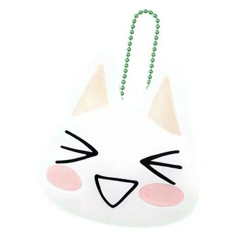 Oversized Cute Plush Keychain Pendant With Funny Cartoon Expression And Soft Stuffed Animal Collectible Bag Charm Gift For Fans